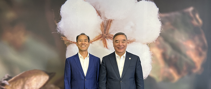 中上协会长宋志平到访利来w66，，，，，，全棉时代以“一朵棉花”构建焦点竞争力